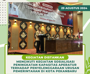 Pelantikan Pj. Walikota Pekanbaru Selaku Ketua Majelis Pembimbing Gugus Depan Gerakan Pramuka Kota Pekanbaru dan Upacara Hari Pramuka Ke-63 Tahun 2024