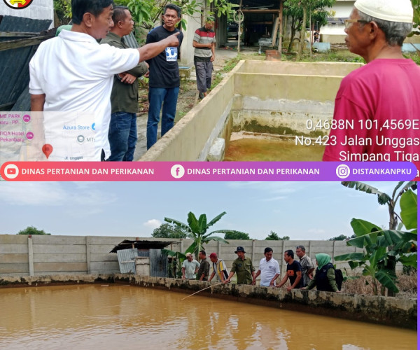 survey lokasi CP/CL di Pokdakan Sirip Mina Simpang Tiga dan Pokdakan Mina Kesadaran Bersama