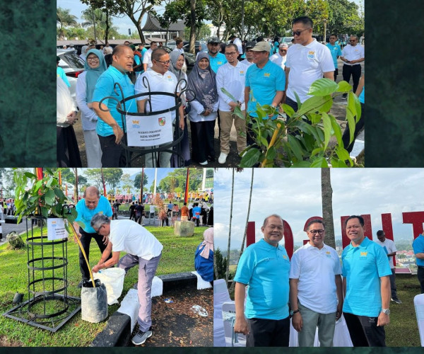 Kegiatan Penanaman Pohon pada Acara Asosiasi Pemerintah Kota Seluruh Indonesia (APEKSI)