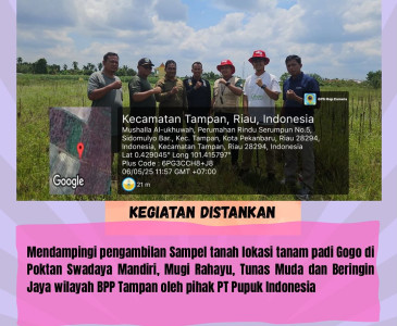 Koordinasi ke kantor Camat Sukajadi, Polsek Sukajadi dan Danramil Sukajadi serta Melaksanakan Kegiatan Penanaman pohon di halaman kantor Kecamatan Sukajadi