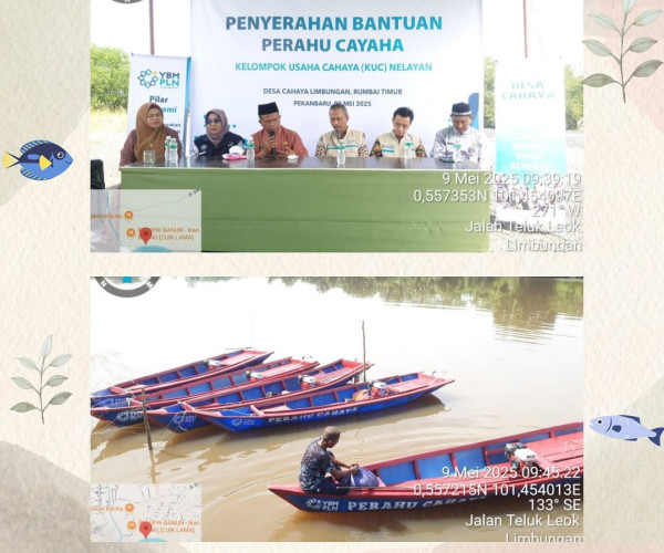Penyerahan Bantuan 5 Perahu