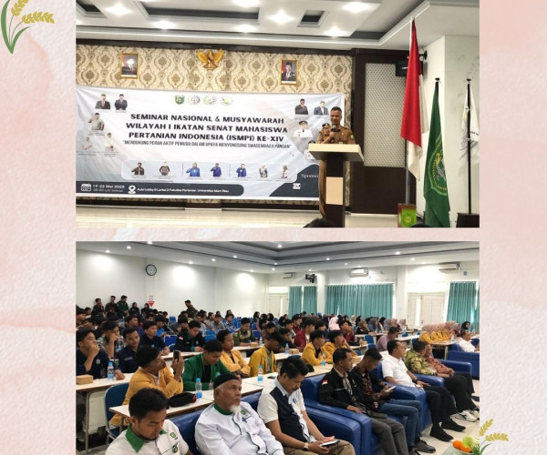 Seminar Nasional dan Muswil 1 Ikatan Senat Mahasiswa Pertanian Indonesia Ke XIV