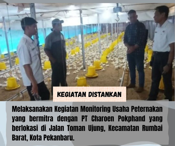 Monitoring Usaha Peternakan yang bermitra dengan PT Charoen Pokphand
