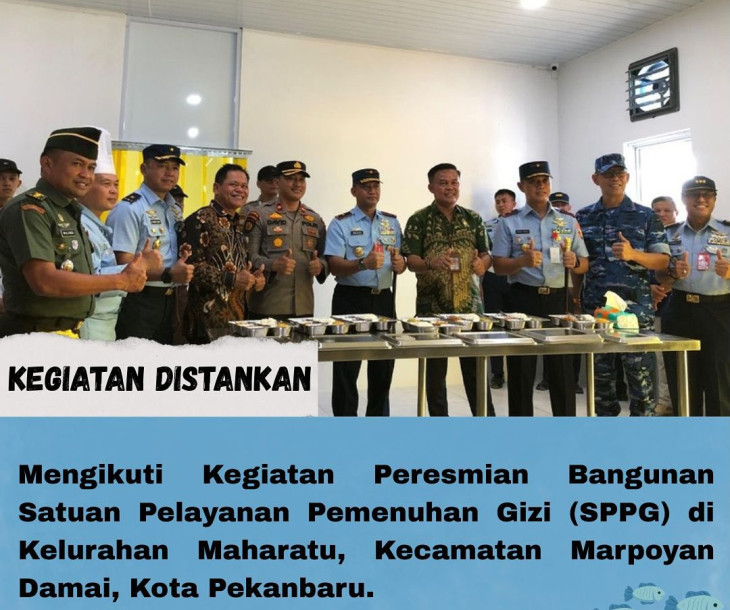 Peresmian Bangunan Satuan Pelayanan Pemenuhan Gizi (SPPG)