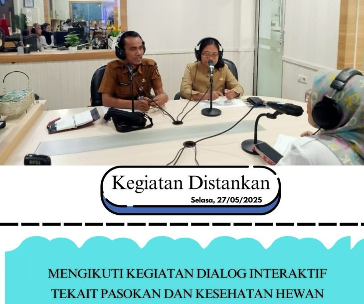 Dialog Interaktif Tekait Pasokan dan Kesehatan Hewan Kurban di Kota Pekanbaru