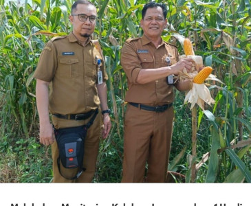 Rapat Percepatan Swasembada Pangan dalam Menghadapi Musim Kemarau Tahun 2025 bersama Dandim 0301 Wira Bima