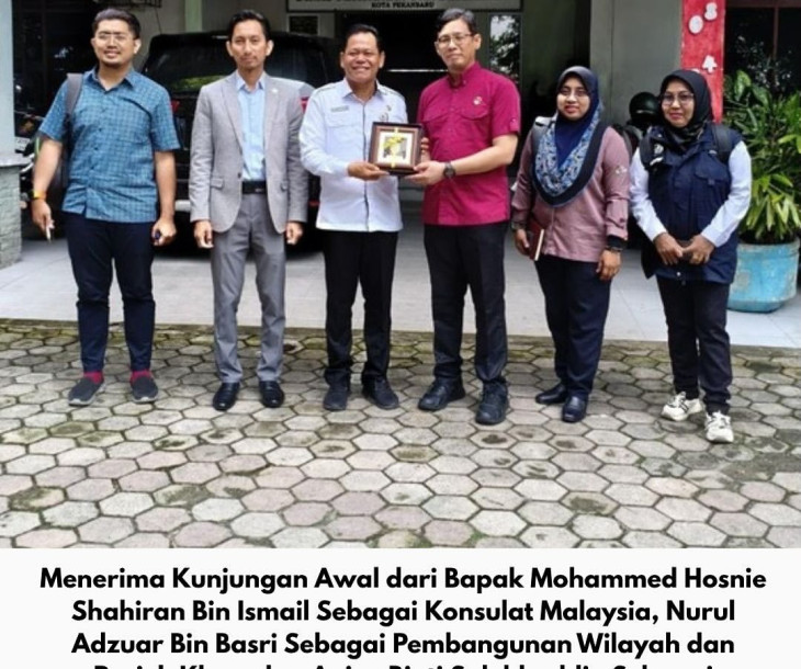 Menerima Kunjungan Awal dari Bapak Mohammed Hosnie Shahiran Bin Ismail Sebagai Konsulat Malaysia