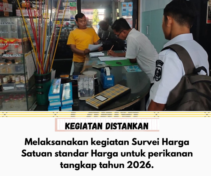 Survei Harga Satuan standar Harga untuk perikanan tangkap tahun 2026