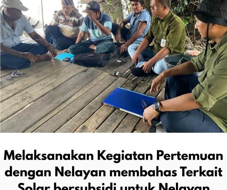 Dinas Pertanian dan Perikanan Kota Pekanbaru Gelar Pertemuan Bersama Nelayan Bahas Solar Bersubsidi