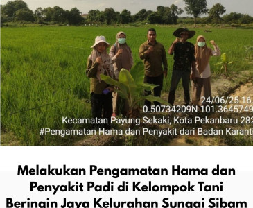 Dinas Pertanian dan Perikanan Kota Pekanbaru Lakukan Pengecekan Pagar Gangway di Rumah Potong Hewan