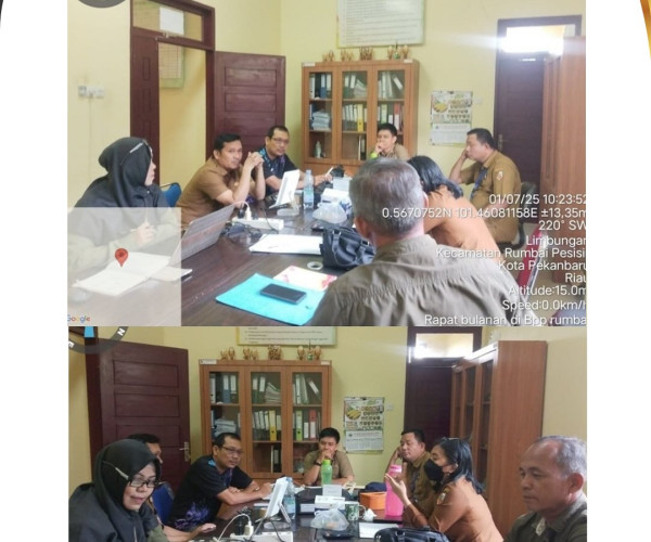 BPP Rumbai Gelar Rapat Koordinasi dan Pertemuan Rutin Penyuluh Pertanian di Kecamatan Rumbai