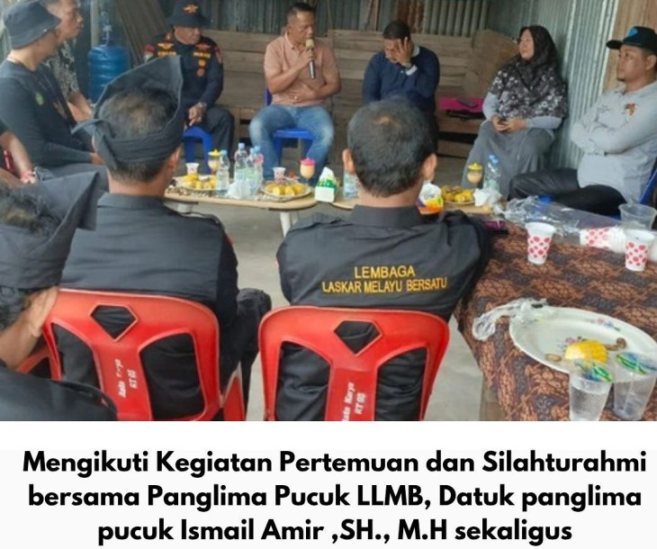 Dinas Pertanian dan Perikanan Kota Pekanbaru Hadiri Pertemuan Silaturahmi Bersama Panglima Pucuk LLMB dan Laksanakan Penumbuhan Kelompok Tani dan Perikanan