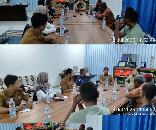 Dinas Pertanian dan Perikanan Kota Pekanbaru Konsultasi ke DKP Provinsi Riau Terkait Pencemaran Perairan Palas