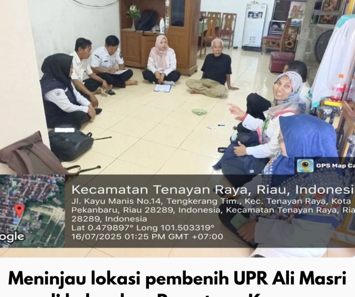 Dinas Pertanian dan Perikanan Kota Pekanbaru Tinjau Lokasi Pembenihan Ikan UPR Ali Masri di Kecamatan Kulim