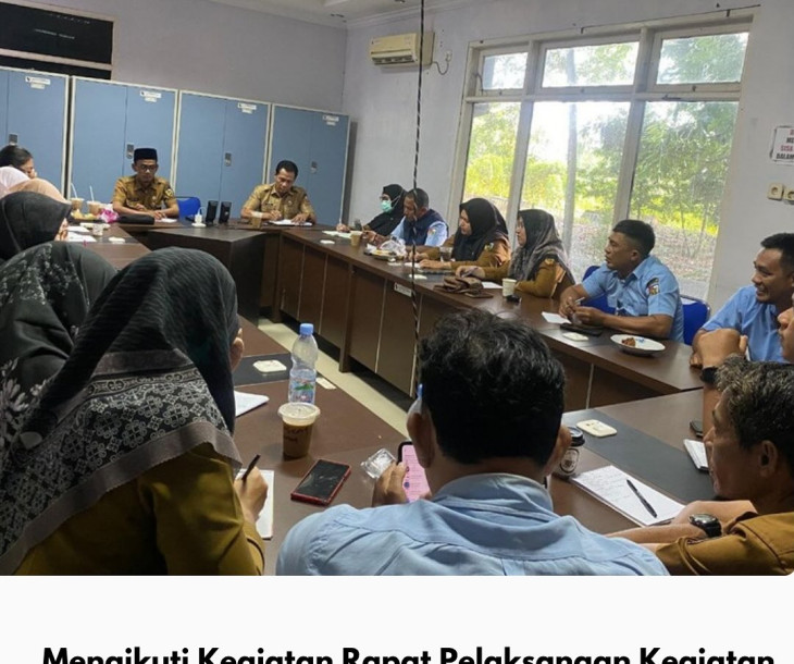 Dinas Pertanian dan Perikanan Kota Pekanbaru Gelar Rapat Pelaksanaan Kegiatan Bidang Peternakan dan Kesehatan Hewan