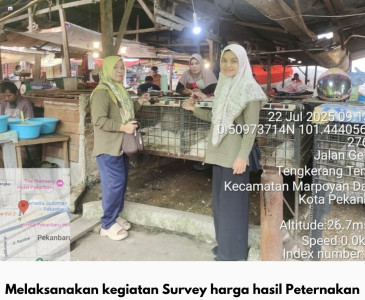 Dinas Pertanian dan Perikanan Kota Pekanbaru Dukung Monitoring Residu dan Penyakit AI oleh Balai Veteriner Bukittinggi