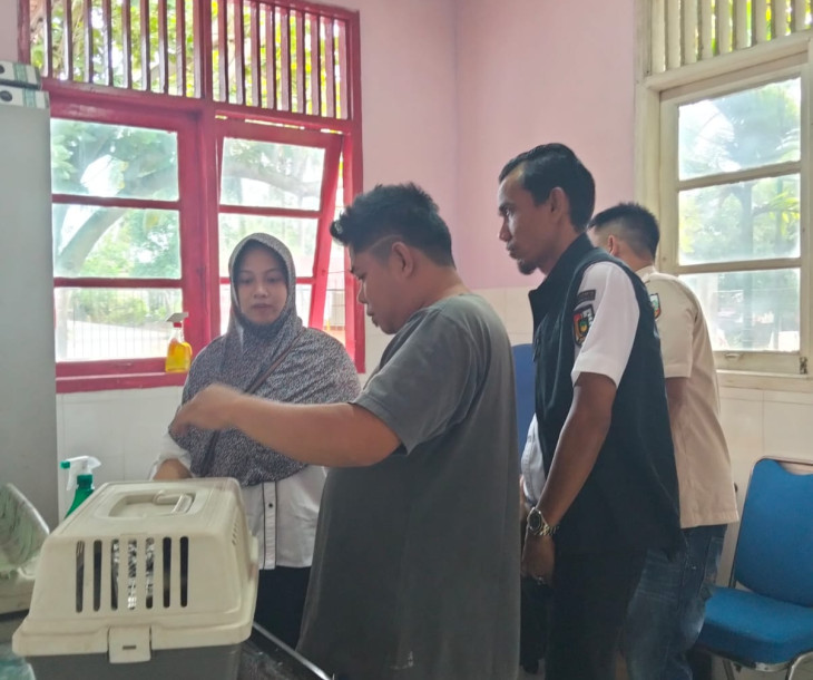 Kunjungan dan Monitoring Dinas Pertanian dan Perikanan Kota Pekanbaru di Puskeswan Rumbai