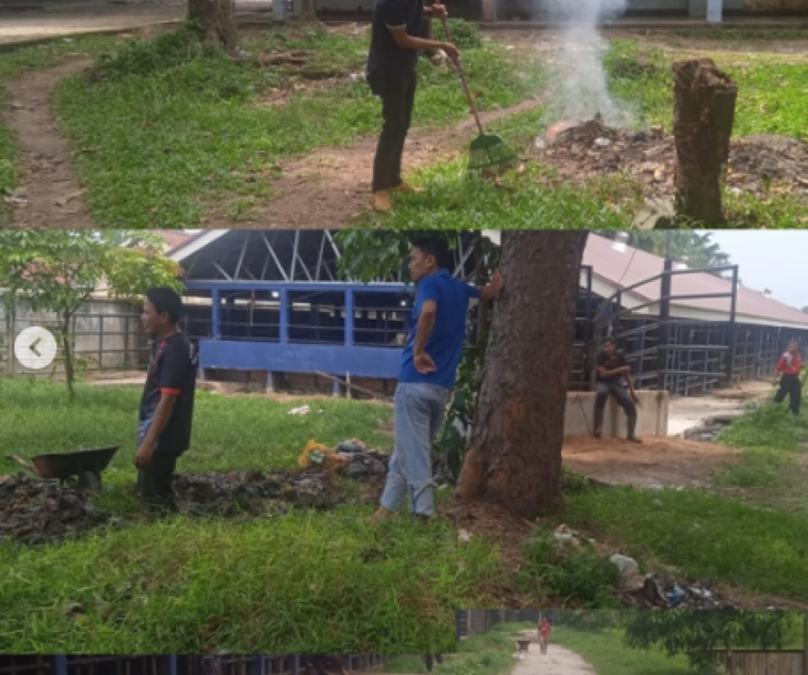 Gotong Royong Rutin di Rumah Potong Hewan (RPH)