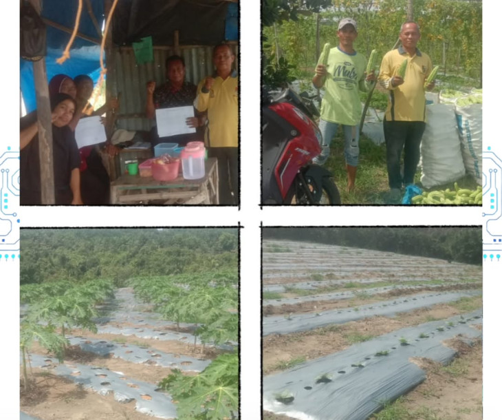 Monitoring dan Anjangsana Kelompok ke Kelompok Tani Sumber Rezeki