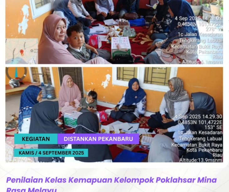 Penilaian Kelas Kemampuan Kelompok Poklahsar Mina Rasa Melayu