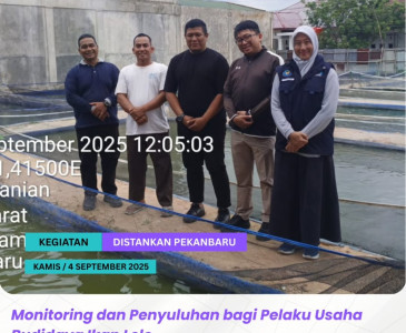 Penyuluh Perikanan mendampingi Badan Pemeriksa Keuangan (BPK) bantuan Kapal di KUB Maju Bersama Sri Meranti pada tahun 2024