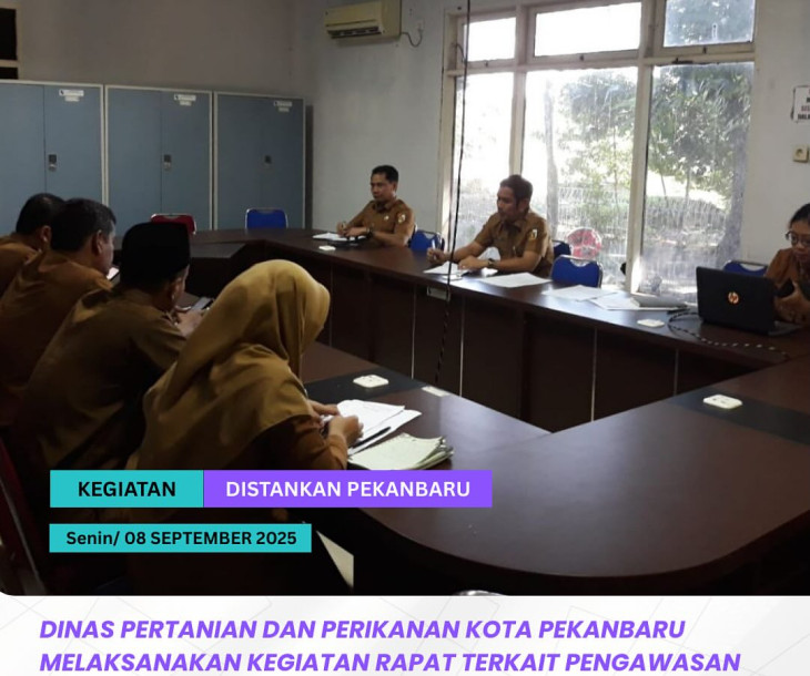 RAPAT PENGAWASAN PERDAGANGAN HEWAN TERLARANG DI KOTA PEKANBARU
