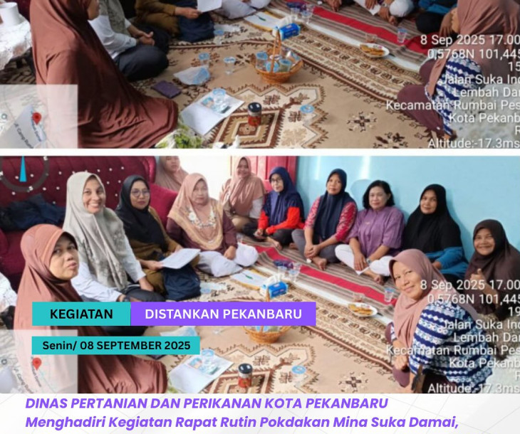 Rapat Rutin Pokdakan Mina Suka Damai