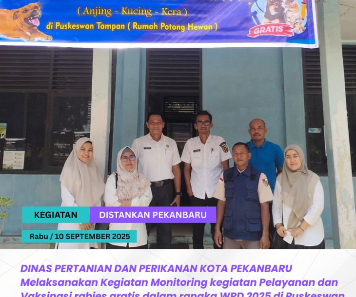 Monitoring Pelaksanaan Pelayanan & Vaksinasi Rabies Gratis