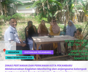 Monitoring & Anjangsana KWT Tangguh – Kel. Bambu Kuning, Kec. Tenayan Raya