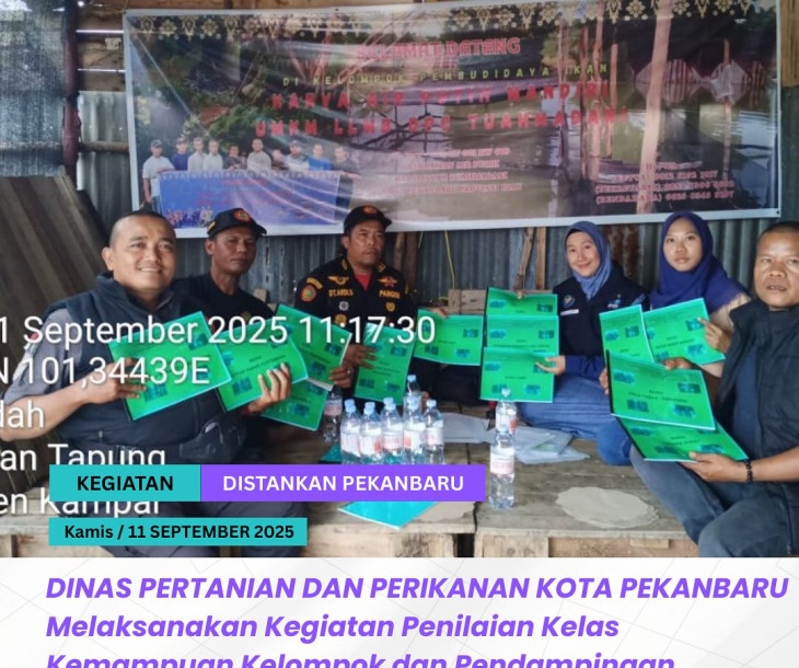 Penilaian Kelas Kelompok & Pendampingan Manajemen Usaha POKDAKAN AIR PUTIH MANDIRI