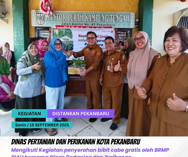 Benih Cabai Gratis untuk Warga Pekanbaru!