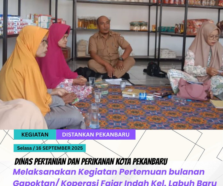 Pertemuan Bulanan Gapoktan / Koperasi Fajar Indah
