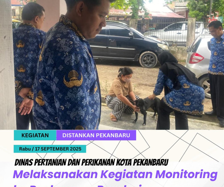 Monitoring Kegiatan Puskeswan Rumbai