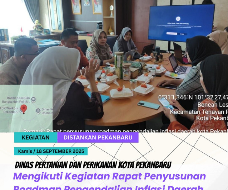 Rapat Penyusunan Roadmap Pengendalian Inflasi Daerah Kota Pekanbaru