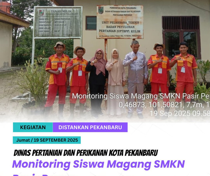 Monitoring Siswa Magang SMKN Pasir Penyu