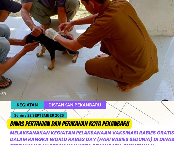 VAKSINASI RABIES GRATIS - 22 SEPTEMBER 2025