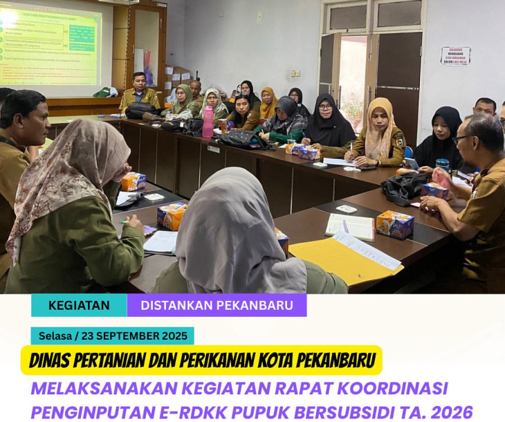 Rapat Koordinasi eRDKK Pupuk Bersubsidi TA. 2026