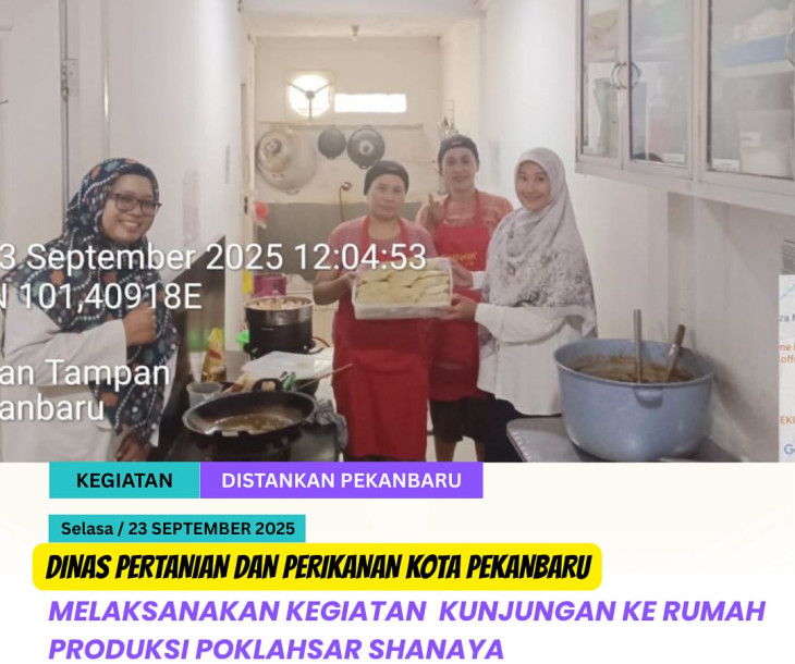 Kunjungan ke Rumah Produksi POKLAHSAR Shanaya