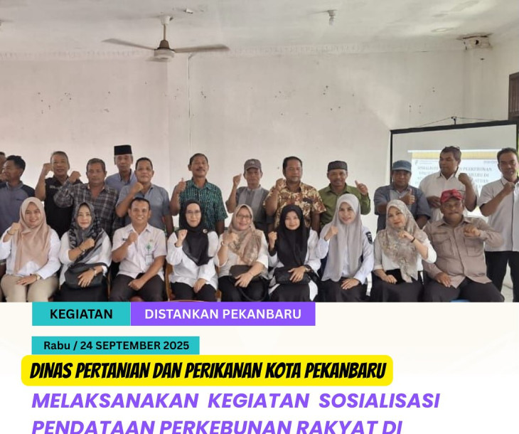 Sosialisasi Pendataan Perkebunan Rakyat di Kelurahan Mentangor