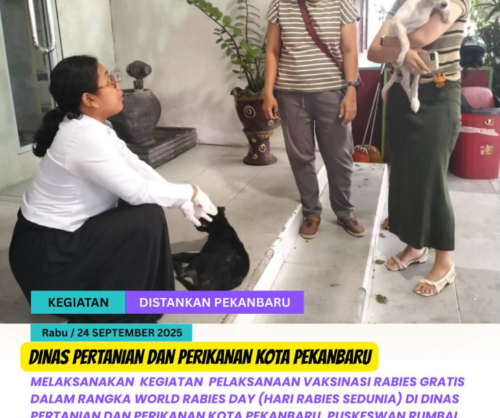 VAKSINASI RABIES GRATIS - 24 SEPTEMBER 2025
