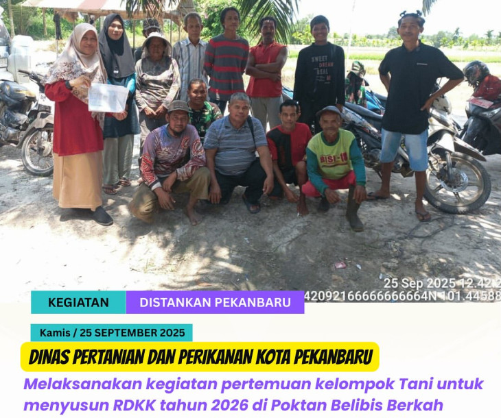 Kegiatan Penyusunan RDKK Pupuk Subsidi Tahun 2026 di Kelompok Tani Belibis Berkah Makmur