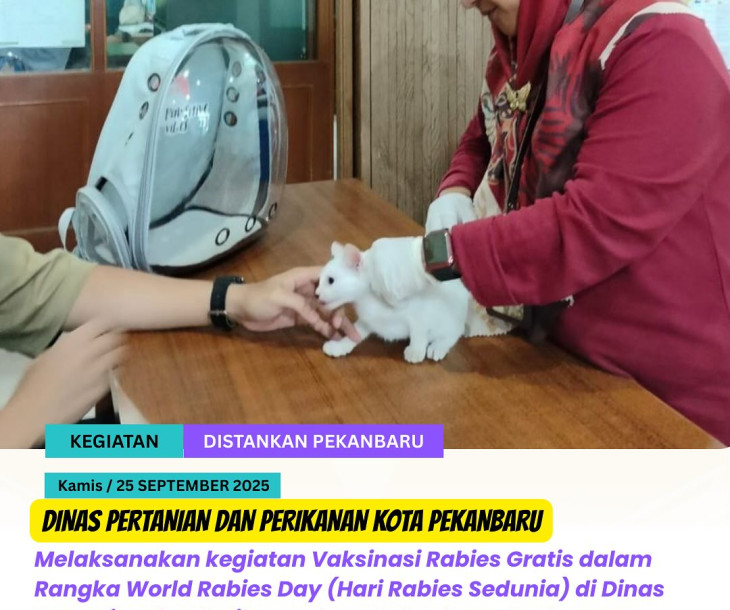 VAKSINASI RABIES GRATIS - 25 SEPTEMBER 2025