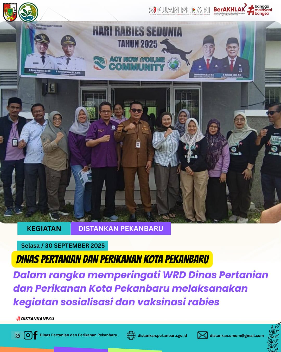 Peringatan Hari Rabies Sedunia 2025