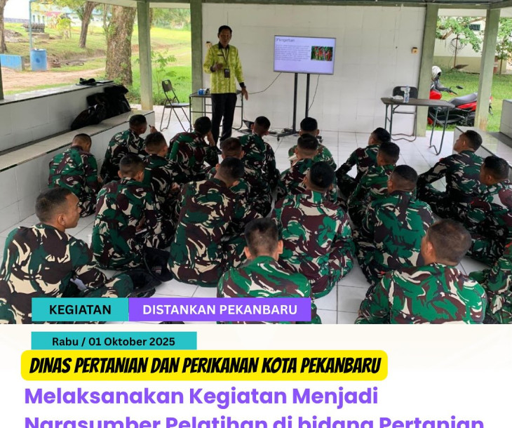 Pelatihan di Bidang Pertanian di Batalyon Arhanud 13/PYB