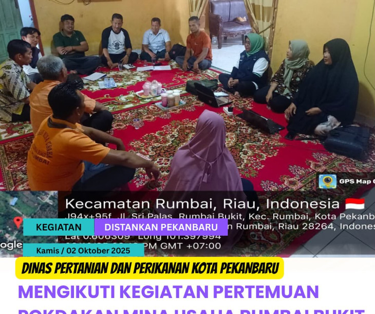 Pertemuan Rutin Pokdakan Mina Usaha – Rumbai Bukit