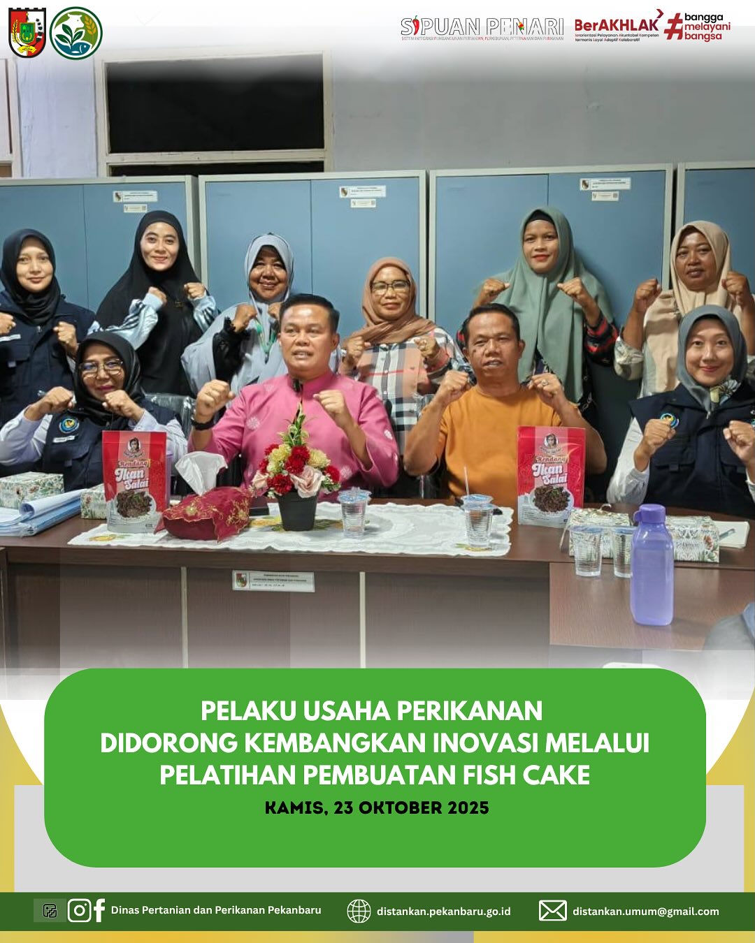 PELATIHAN PEMBUATAN FISH CAKE UNTUK PELAKU USAHA PERIKANAN