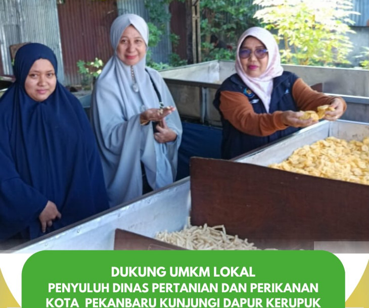 Kunjungan Ajangsana ke Dapur Penggorengan Kerupuk dan Kemplang Kito Nian