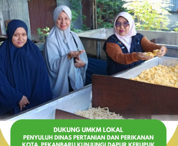 DINAS PERTANIAN DAN PERIKANAN KOTA PEKANBARU RESMIKAN PROGRAM “PEKANBARU AMAN BERTANI” SERTA PELUNCURAN LOGO BARU