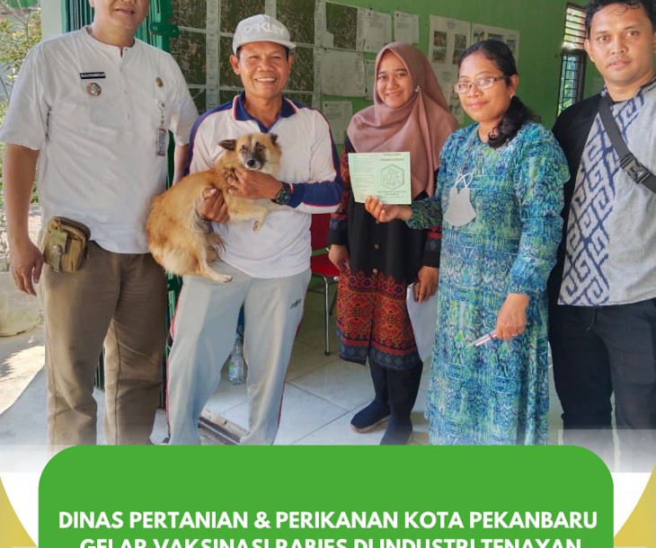 Vaksinasi Rabies Bersama Dinas Pertanian & Perikanan Kota Pekanbaru
