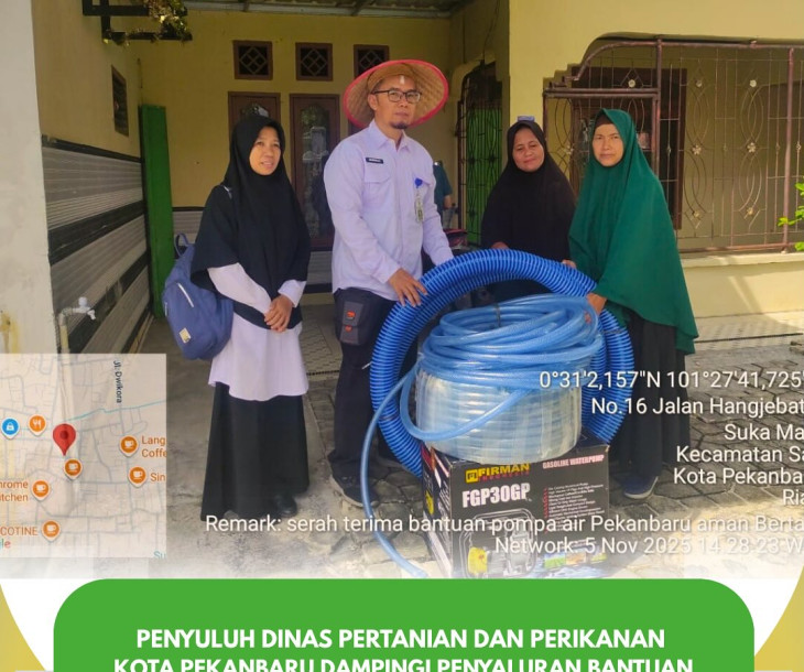 Pendampingan Penyaluran Bantuan Alsintan untuk Wanita Tani di Kecamatan Sail